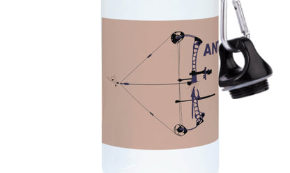 Aluminum archery bottle "The compound bow" - customizable