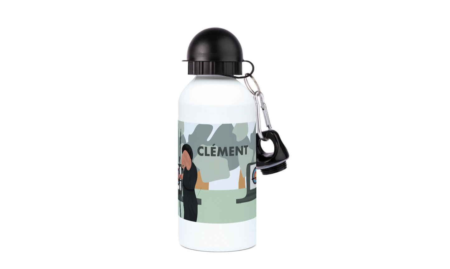 Aluminum archery bottle "The archer" - customizable