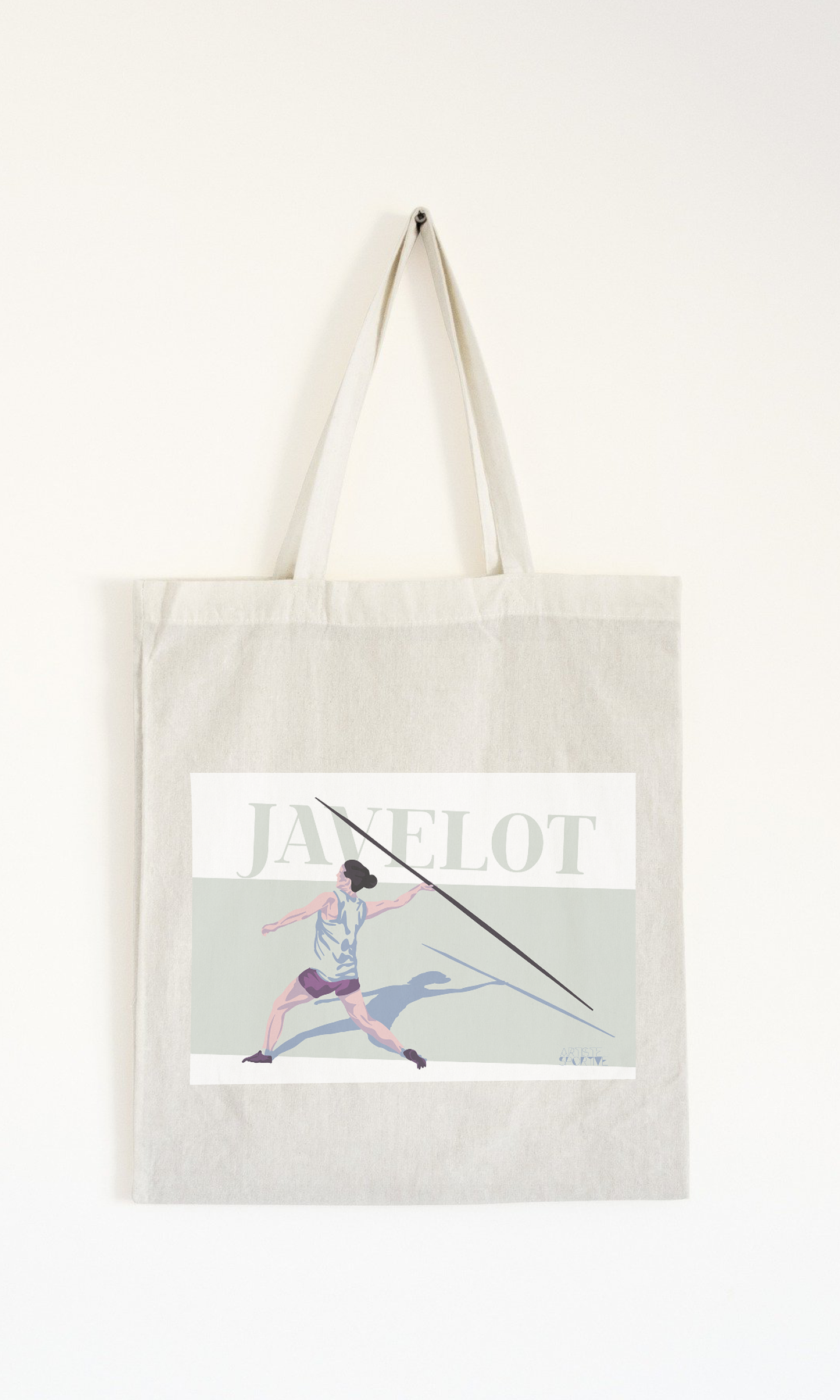 Tote bag or athletics bag "Women's Javelin"