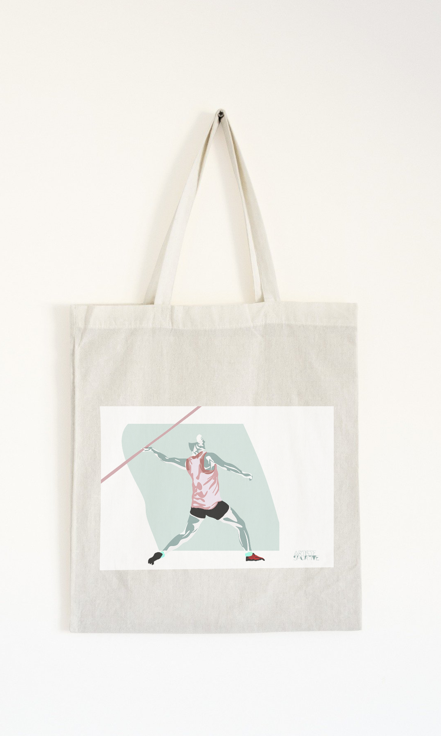 Tote bag or athletics bag "Men's Javelin"