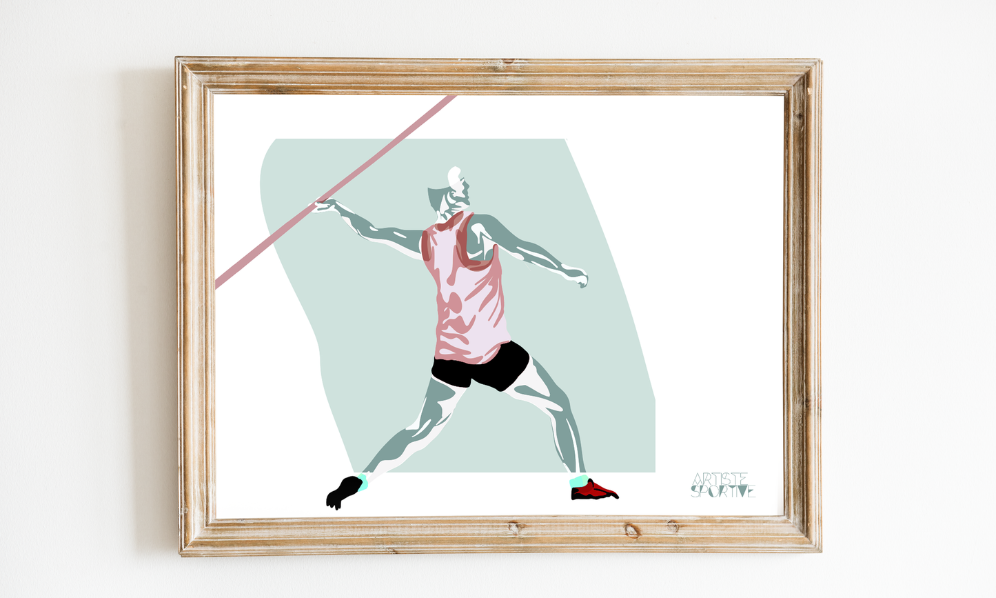 Athletics poster "Men's Javelin"
