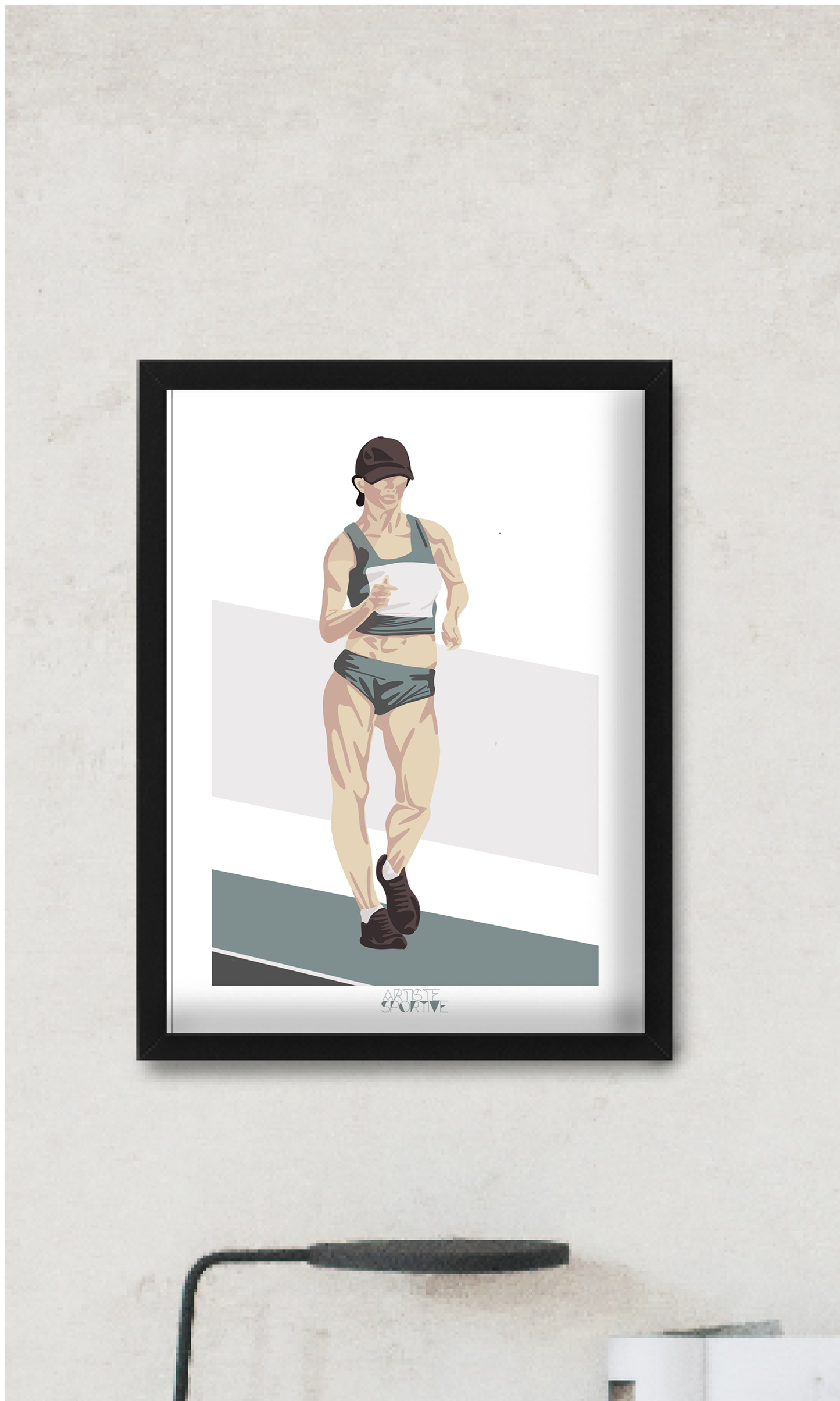Athletics poster "Woman walking"