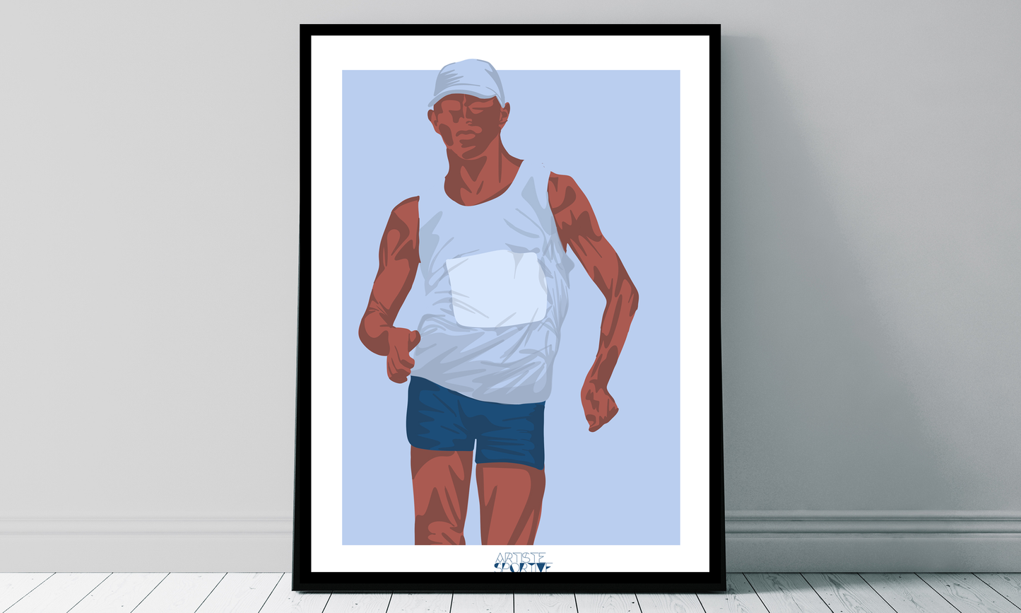 Athletics poster "Man walking"