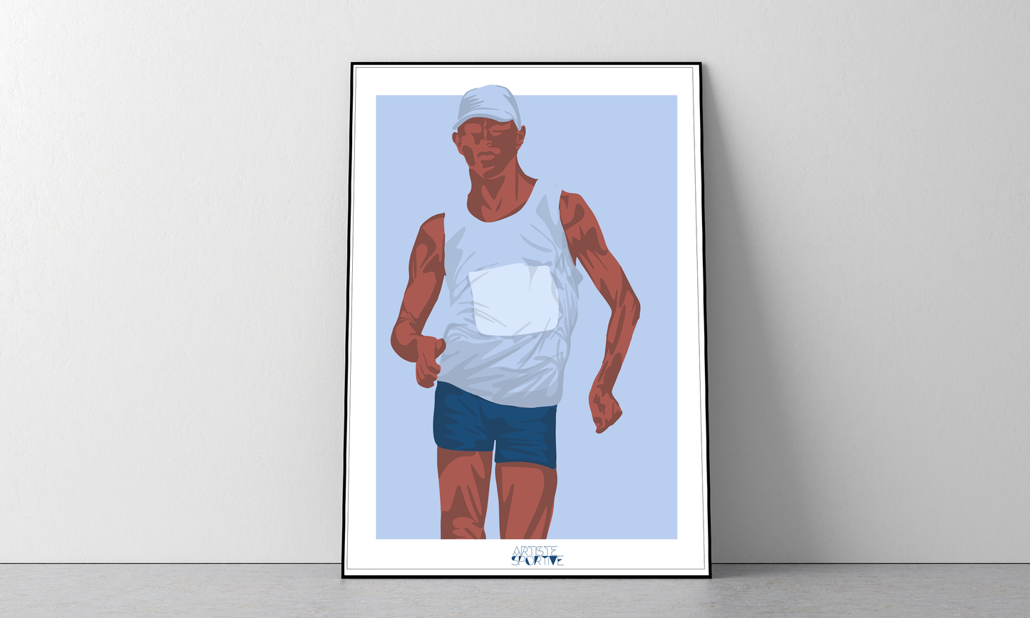 Leichtathletik-Plakat „Man Walking“