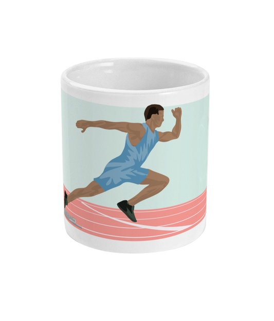 Athletics cup or mug "Men's Sprint" - Customizable