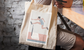 Einkaufstasche oder Sporttasche „Damen-Hürdensprung“