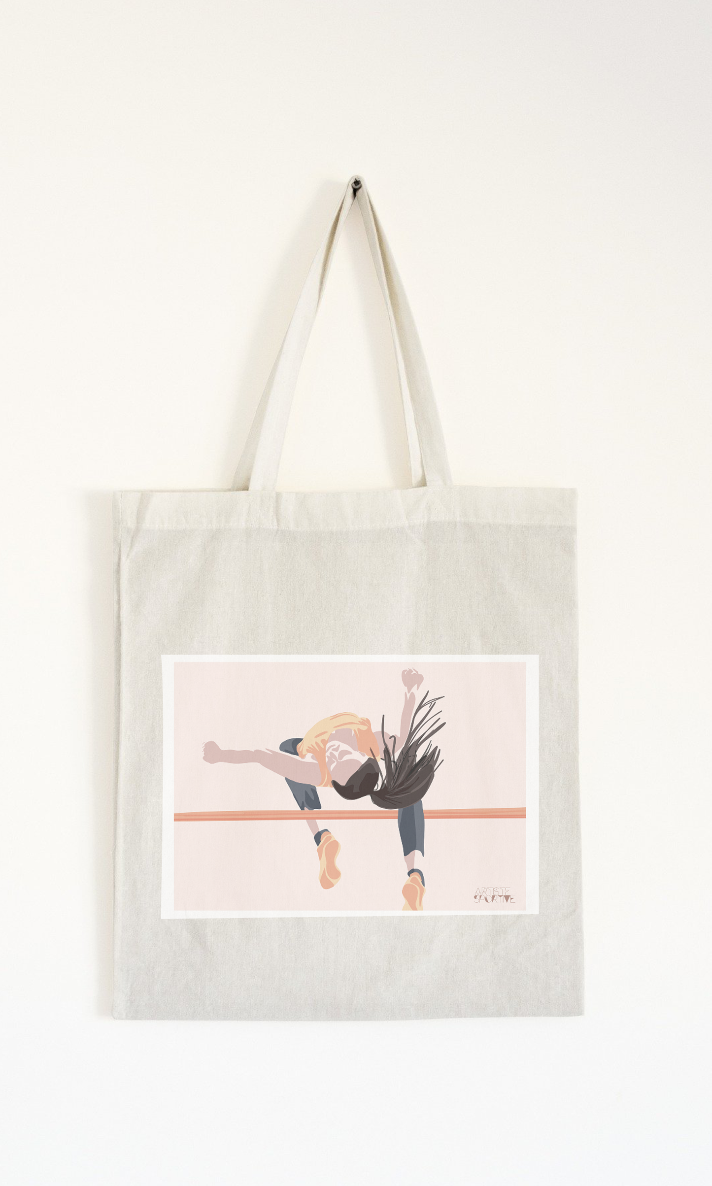 Tote bag or athletic bag "women's high jump"
