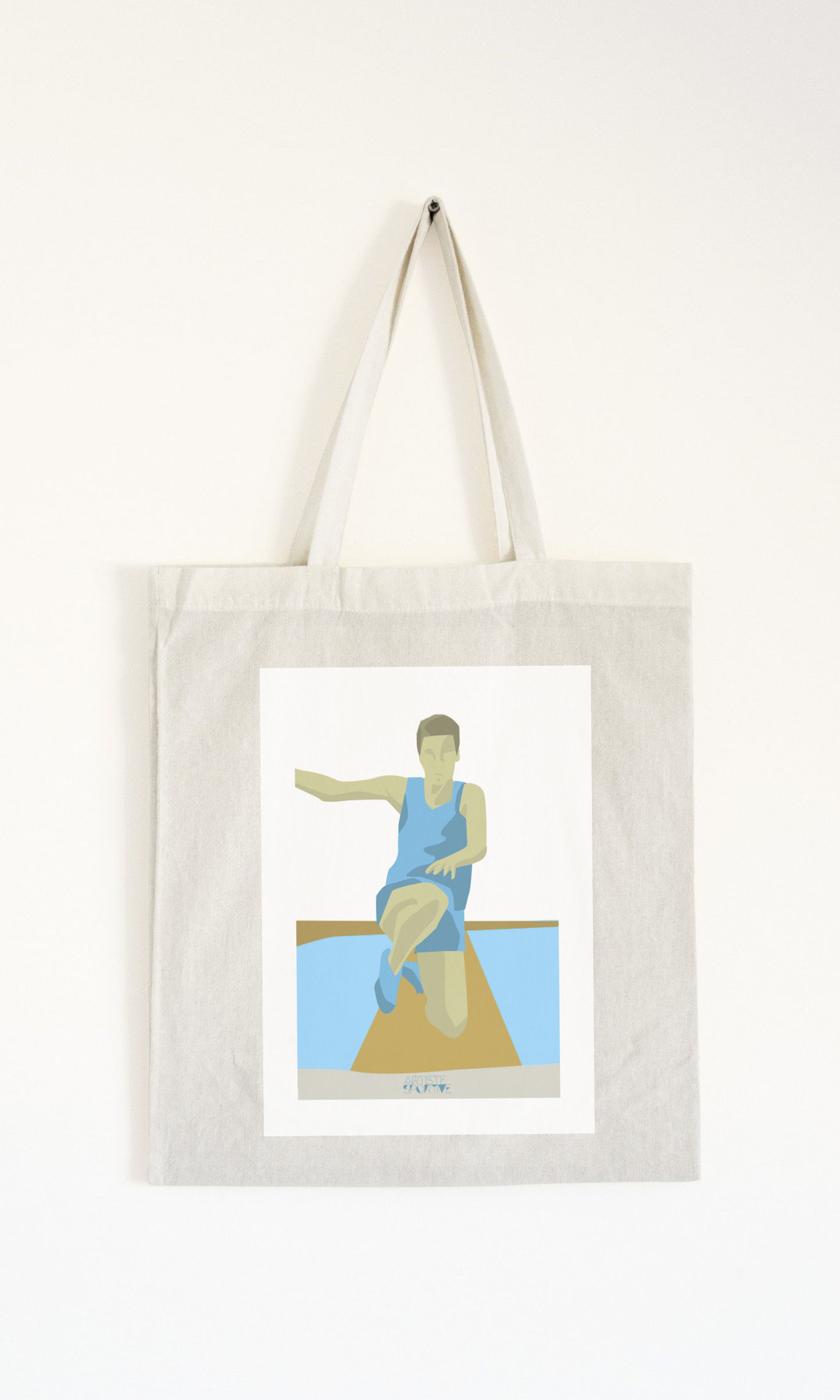 Tote bag or athletic bag "men's athletic jump"