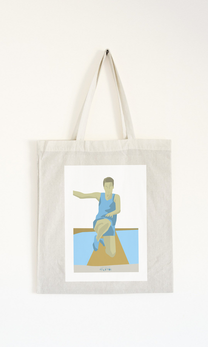 Tote bag or athletic bag "men's athletic jump"