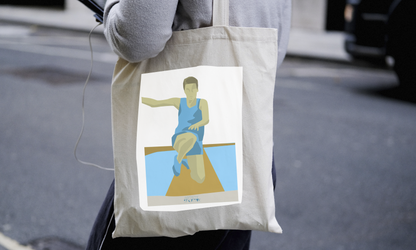 Tote bag or athletic bag "men's athletic jump"