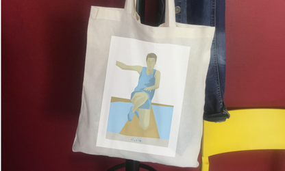 Tote bag or athletic bag "men's athletic jump"