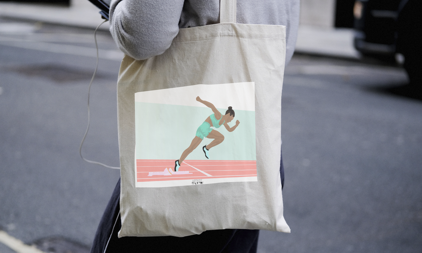 Tote bag ou sac athlétisme "sprint femme"