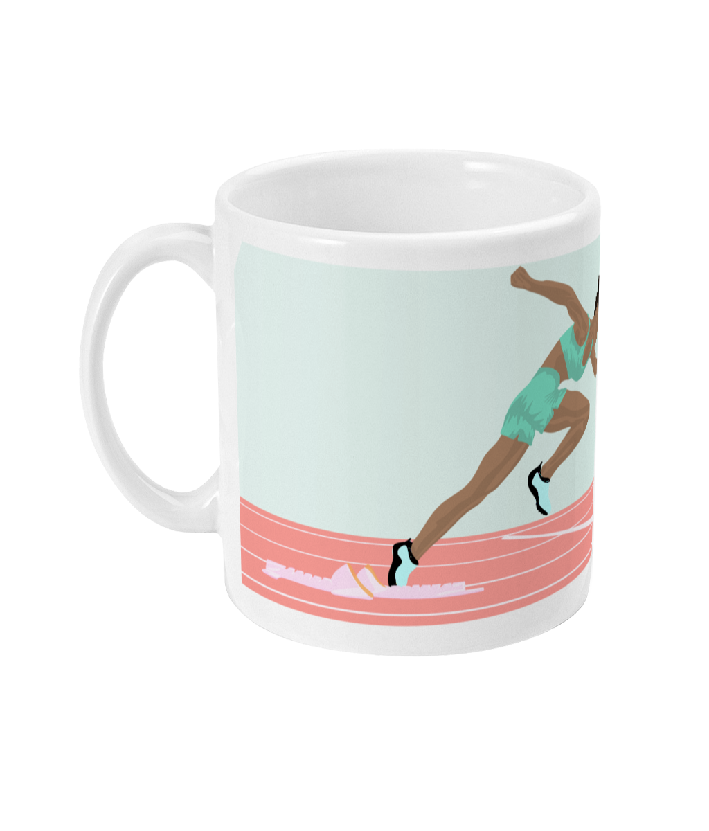 Athletics cup or mug "Women's Sprint" - Customizable