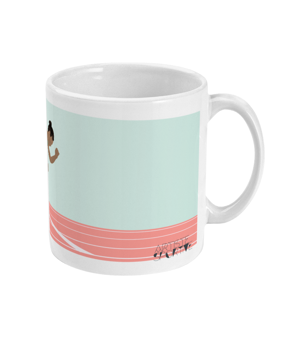 Athletics cup or mug "Women's Sprint" - Customizable