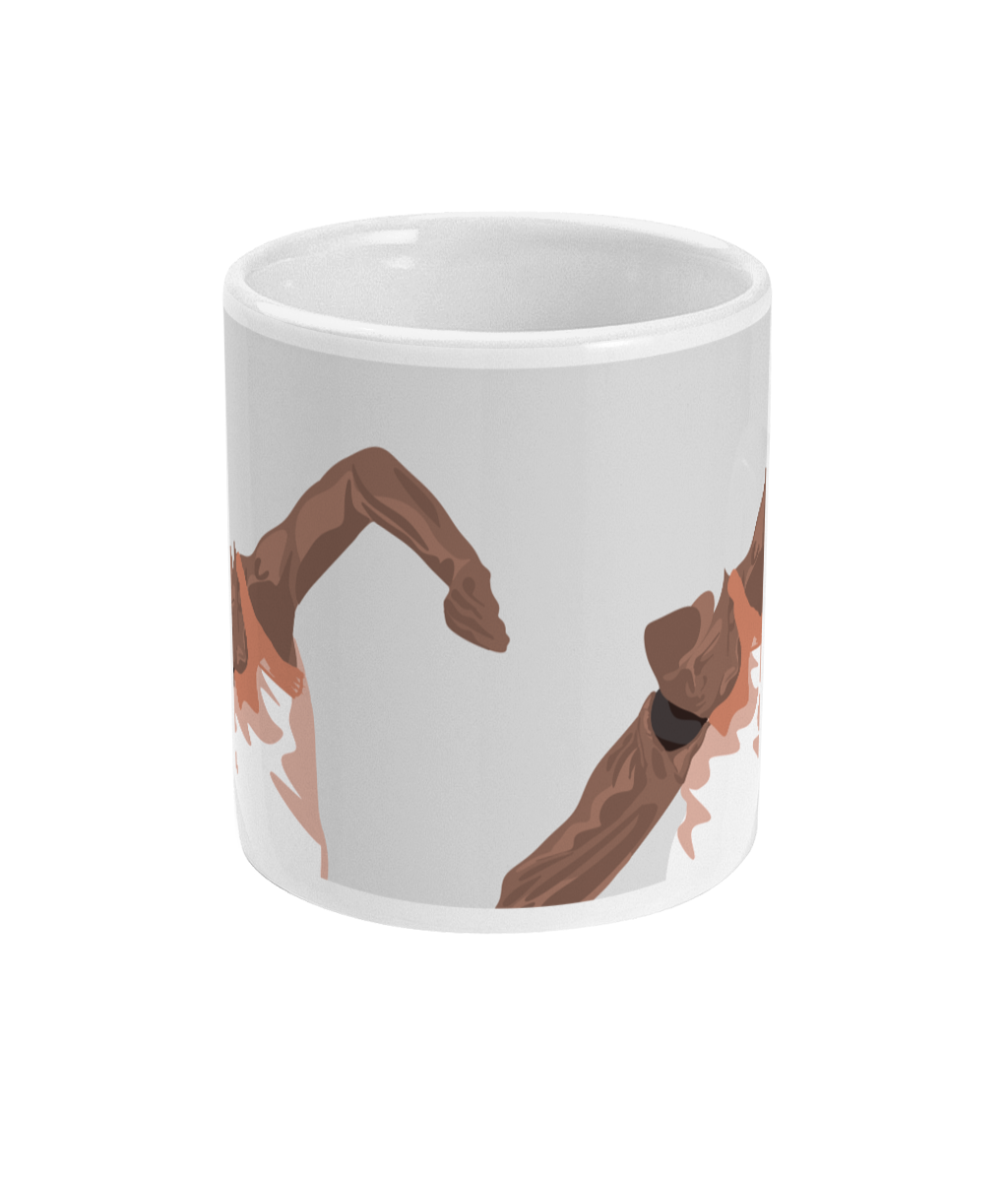 Tasse ou mug athlétisme "Lancer poids" - Personnalisable
