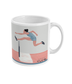 Athletics cup or mug "Women's hurdle jump" - Customizable
