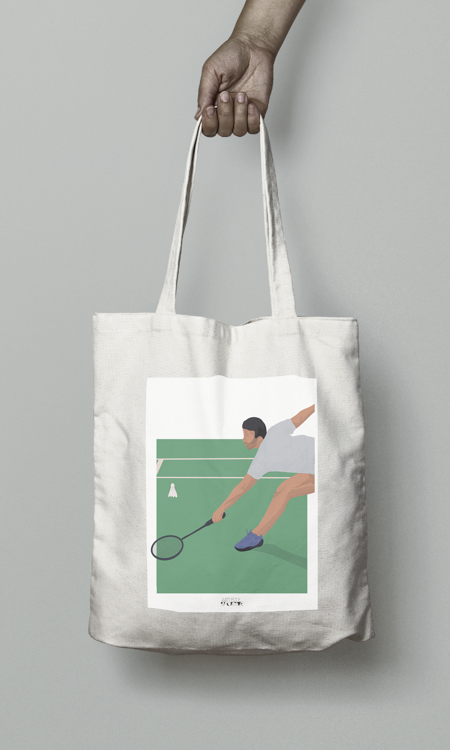 Tote bag, Joueur Badminton, Idée cadeau